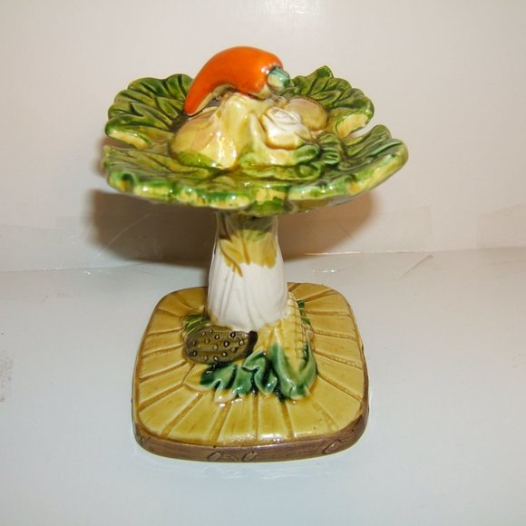 Vintage 1970s New Trends Inc Home Trends Inc Ceramic 4 Prong Misc Holder - Picture 3 of 9